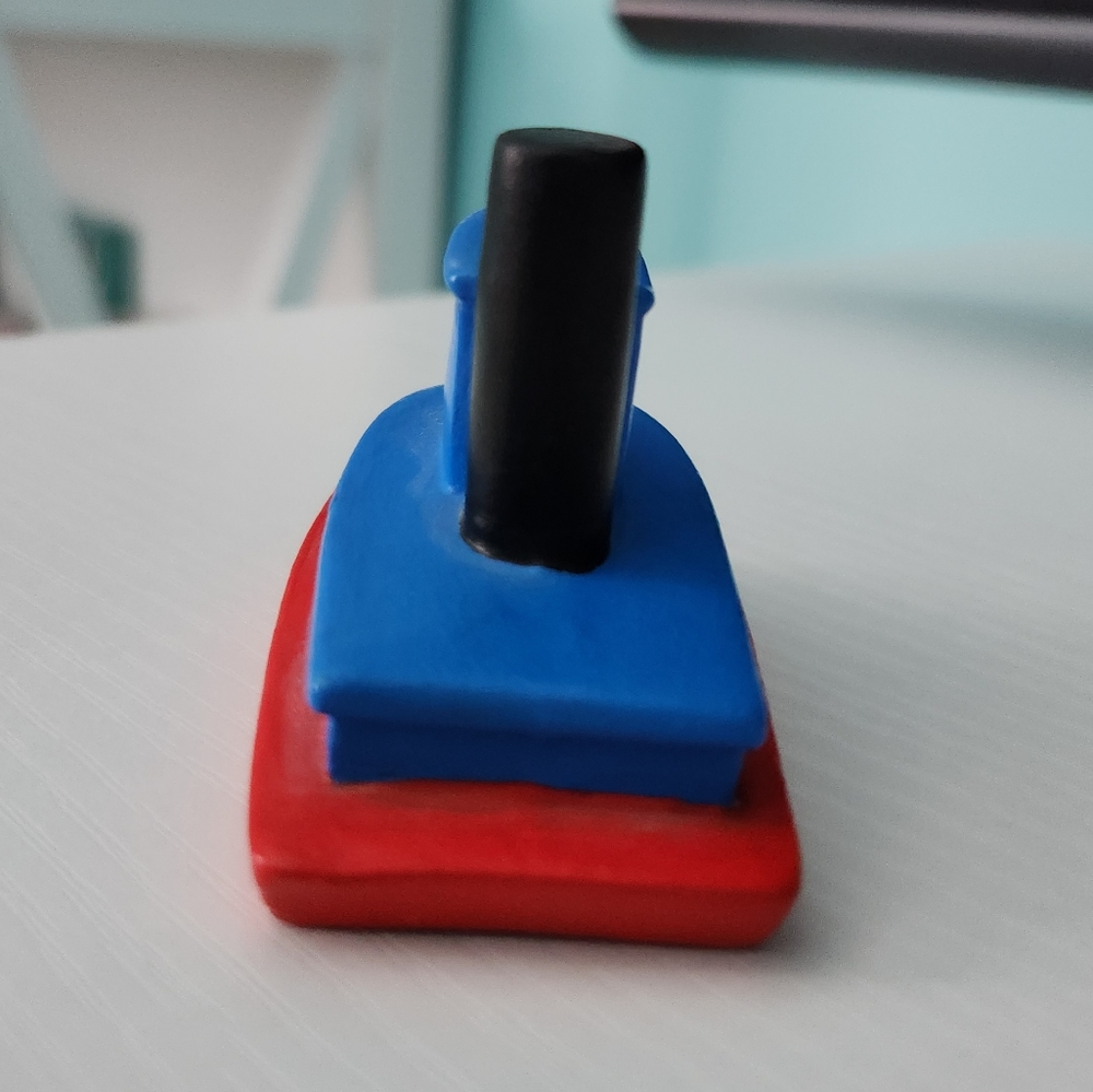 Scuffy Red & Blue Boat Collectible Ceramic Tug Boat 1975 - Picture 6 of 6